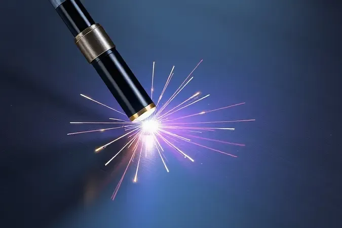 Tocha de solda MIG genérica criando cordão de solda preciso sobre superfície metálica limpa com fluxo de gás de proteção visível.